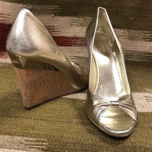 Gold Gucci Wedge